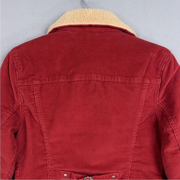 Levis Jacket Juniors Small Corduroy Sherpa Lined Trucker Western Retro
USA Red - Picture 8 of 11